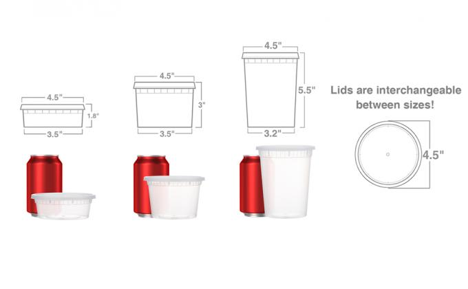 Контейнеры для кубков, контейнеры для еды, контейнеры для морозильной камеры для пищи, микроволновка, посудомоечная машина безопасные экологически чистые 4