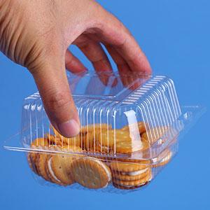 Контейнер для еды с квадратным застежкой, пластиковые контейнеры для вывоза, одноразовые контейнеры для еды из моллюсков для салатов, макароны 4