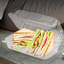 Одноразовые пластиковые контейнеры с прозрачными крышками 11