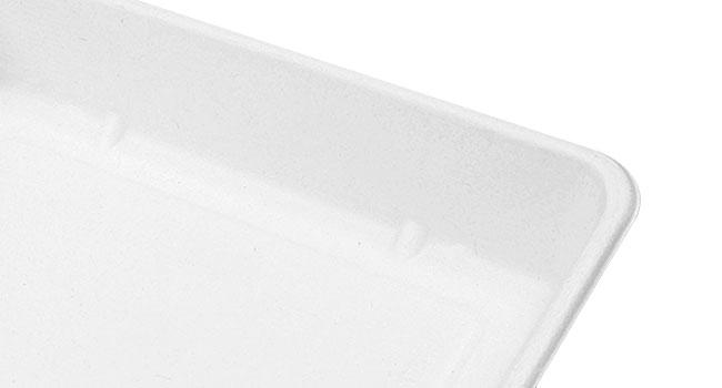 30 унций Компостируемые глубокие тарелки, прямоугольные одноразовые тарелки Подносы для бургеров, начо, салата тако, закуска попкорна 2