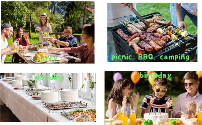 Компостируемые столовые приборы Экологически чистые тяжелые приборы (50 вилок, 50 ложек, 50 ножей) Биоразлагаемые приборы 5