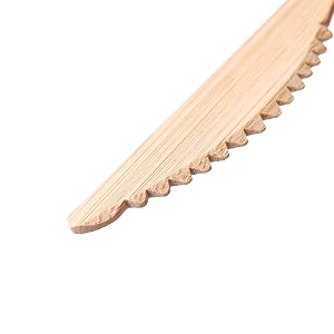 Одноразовая наружная посуда из бамбука, стопроцентная посуда из бамбука, деревянная посуда, экологически чистая, компостируемая посуда 4