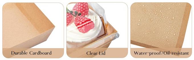 Большие коробки с шоколадными изделиями с крышками 8х6 дюймов, 20 упаковки для еды 0