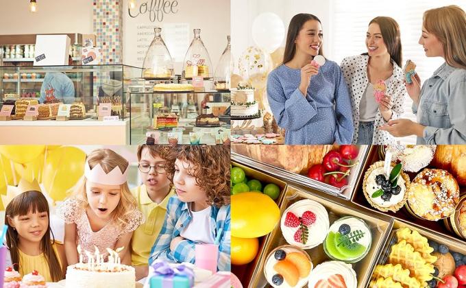 Большие коробки с шоколадными изделиями с крышками 8х6 дюймов, 20 упаковки для еды 3