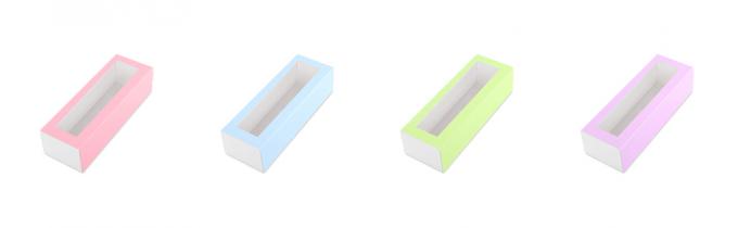 Коробки с макаронами, подарочные коробки с макаронами на 6 человек, упаковочные коробки с макаронами с прозрачным окном, подарочные коробки с синими макаронами 0