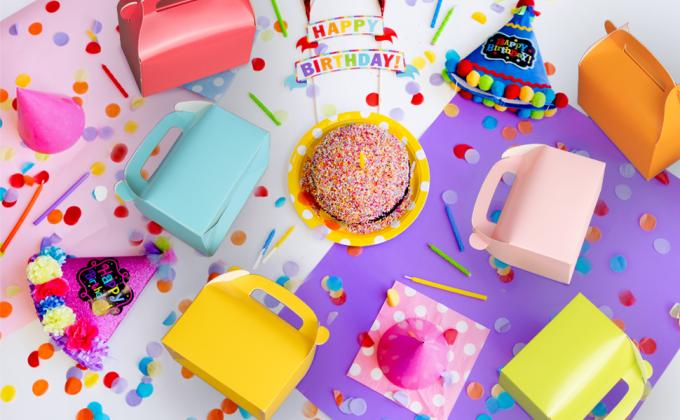 Партийные любимые коробки с угощениями, коробки с угощениями, коробки для подарков из бумаги с ручками. 1