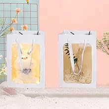 Сумочки с окном 10х7х5 Подарочные сумки для Дня матери предложение Конфеты Подарок, праздничный подарок упаковка 3