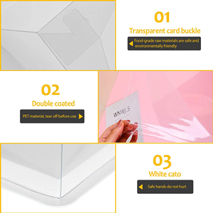 Коробки для упаковки тортов Высокая коробка для тортов с крышкой и лентой 148 футов Высокие коробки для тортов для 4-дюймовых двойных слоев 2