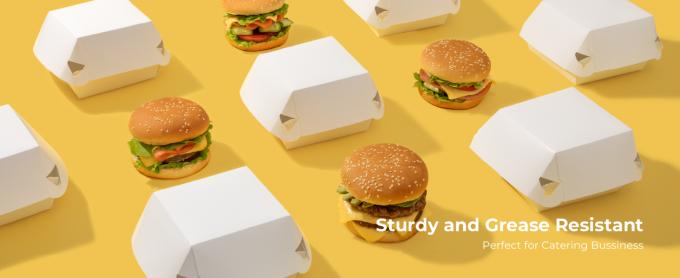 Буфетки для бургеров, одноразовые контейнеры с крышками, для гамбургеров, буфетки для бургеров 2