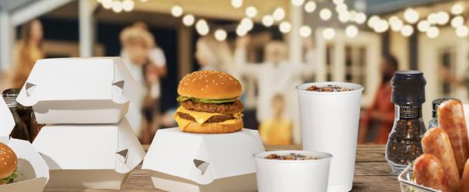 Буфетки для бургеров, одноразовые контейнеры с крышками, для гамбургеров, буфетки для бургеров 3
