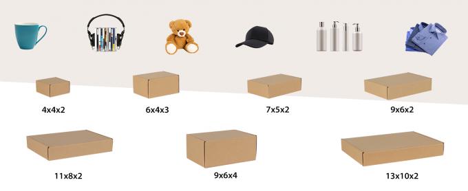 Отправные ящики набор из 20, коричневый гофрированный картон литературы почтовый ящик для упаковки, рассылки, бизнеса 10