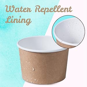 9-оц одноразовые десертные миски для горячей или холодной еды, 9-унцы партийные принадлежности Чашки для сунда, замороженный йогурт 1