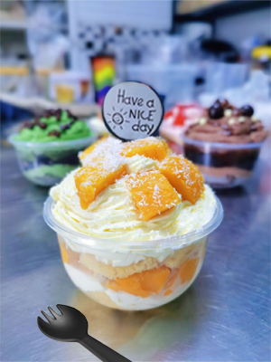 Пластиковые чашки мороженое чашки купольные крышки, 180 мл / 6 унций Сундае десертные чашки для мороженого кофе холодные напитки замороженный йогут 0