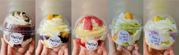 Пластиковые чашки мороженое чашки купольные крышки, 180 мл / 6 унций Сундае десертные чашки для мороженого кофе холодные напитки замороженный йогут 5