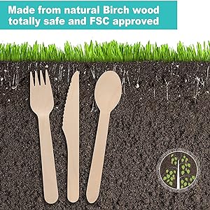 Деревянный набор столовых приборов - альтернатива пластику, экологически чистый, биоразлагаемый, компостируемый набор столовых приборов - деревянные ложки 2