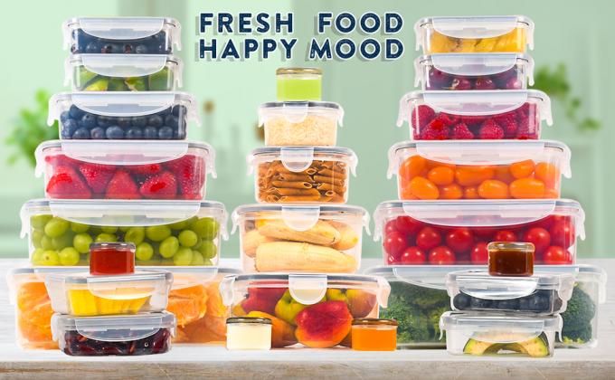 Food Storage Containers with Lids Airtight