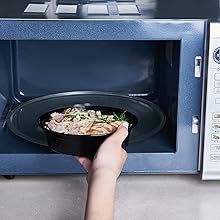 FULING 50 Pack Meal Prep Plastic Food Storage Containers With Lids To Go Lunch Prepping Bowl