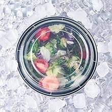 Round Meal Prep Containers with Lids Plastic Food Storage To Go Lunch Plan Box Disposable