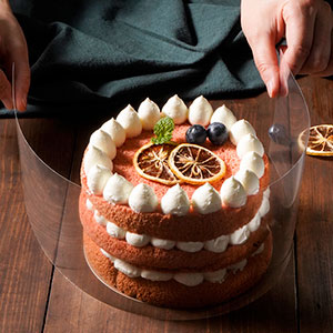 Тортовые ошейники Ацетатные роллы Прозрачные тортовые полоски Прозрачный мусочный тортовый ошейник Ацетатный лист для выпечки, окружающий край 12