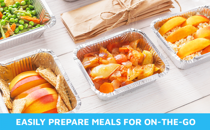 Одноразовые банки с прозрачными крышками. 1 фунт емкости Алюминиевая фольга Контейнеры для капель для пищи Сильная свежесть уплотнения 4