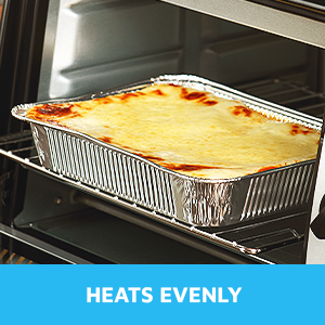 9x13 Консервы для приготовления пищи, выпечки и общественного питания Тяжелые одноразовые кулинарные принадлежности Паровые столовые подносы для буфетов и приготовления пищи 1