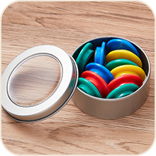 2 унции металлические оловянные банки круглые пустые контейнеры мазь банки с прозрачным винтовым крышкой для кухни, офиса, свечей, конфеты 5