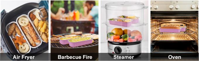 Панели для хлеба с крышками из алюминиевой фольги Мини-панели для тортов, прямоугольные консервы для выпечки Контейнеры для хлеба для кексов 1