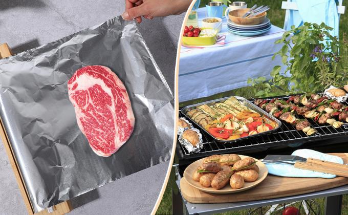 Пластиковый оберточный распределитель, бамбуковый деревянный оберточный распределитель для пищевых продуктов, с слайд-резачкой и роллом длиной 11,5 дюйма х 300 футов, свободный от BPA 1