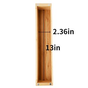 Пластиковый оберточный распределитель, бамбуковый деревянный оберточный распределитель для пищевых продуктов, с слайд-резачкой и роллом длиной 11,5 дюйма х 300 футов, свободный от BPA 9