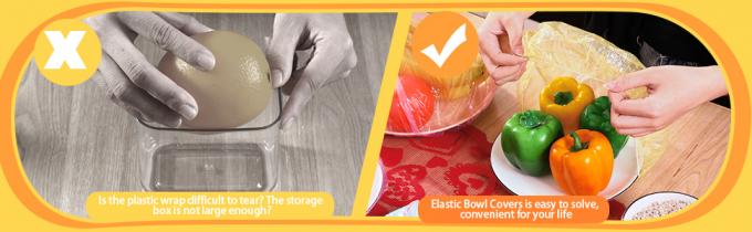 Кулинарные элементы многоразовые покрытия мисок с эластичным, пластиковым покрытием для хранения продуктов питания для остатков 1