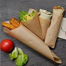 Листы из бумаги 12 "х 12" 100PK, экологически чистый жироустойчивый бумага для упаковки сэндвичей 5