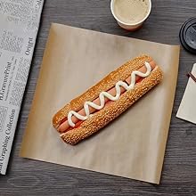 Листы из бумаги 12 "х 12" 100PK, экологически чистый жироустойчивый бумага для упаковки сэндвичей 7