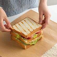 Листы из бумаги 12 "х 12" 100PK, экологически чистый жироустойчивый бумага для упаковки сэндвичей 6