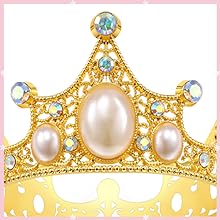 Золотая короновая тортовая накладка, 6 штук тортовая накладка с днем рождения, украшения для тортов принцессы короны, мини-короны для цветов 2