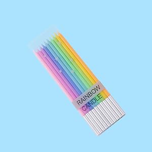 Радужные рождественские свечи - Красочные рождественские свечи Тортовые свечи Тортовые свечи Для дня рождения, свадьбы и удачи 2