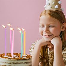 Радужные рождественские свечи - Красочные рождественские свечи Тортовые свечи Тортовые свечи Для дня рождения, свадьбы и удачи 6