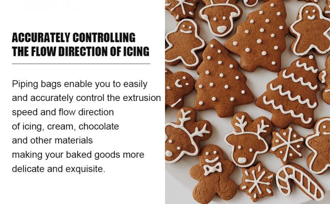 Торбички, торбички с кондитерскими изделиями 12 дюймов 100 штук, одноразовые торбички с кондитерскими изделиями для печенья / торта 1