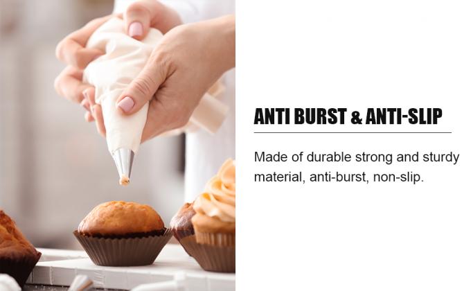 Торбички, торбички с кондитерскими изделиями 12 дюймов 100 штук, одноразовые торбички с кондитерскими изделиями для печенья / торта 2