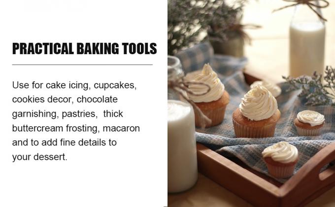 Торбички, торбички с кондитерскими изделиями 12 дюймов 100 штук, одноразовые торбички с кондитерскими изделиями для печенья / торта 3