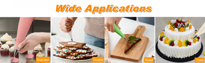 Одноразовые сумки для труб, 18 дюймовые большие сумки для кондитерских изделий -100 штук, комплект украшений для тортов, мороженое, печенье, кексы 0