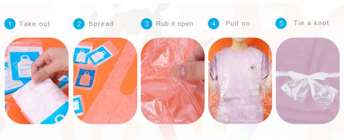 Предмет с викетом, предмет с скобками, коробка упаковки Предмет одноразовый Ресторан индивидуальный пакет карманный санитарный защитный предмет 3