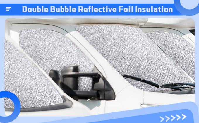 Двойная пузырь отражающая изоляция крышка крыши крыши для блокировки УФ солнечных лучей 0