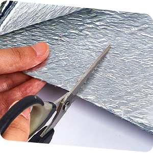 Двойная пузырь отражающая изоляция крышка крыши крыши для блокировки УФ солнечных лучей 4