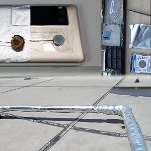 Алюминиевые ленты (3,9 миллиметра), 2' * 65 футовая фольга лента, металлическая изоляционная лента, тяжелая проводная лента с клейкой поддержкой 5