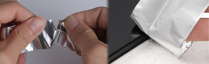 Алюминиевые ленты (3,9 миллиметра), 2' * 65 футовая фольга лента, металлическая изоляционная лента, тяжелая проводная лента с клейкой поддержкой 6