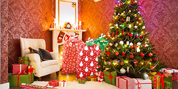 Большие рождественские подарочные сумки Большие рождественские сумки 44"X36" Большие пластиковые подарочные сумки с тегом и галстуком, Jumbo Large 4