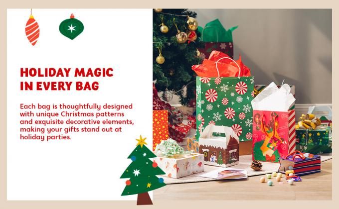 Рождественская велосипедная сумка 60 ′′ X 72 ", Jumbo подарочная сумка для новогоднего сезона, большой велосипед подарочный пакет подарочные теги для праздничного подарка 1