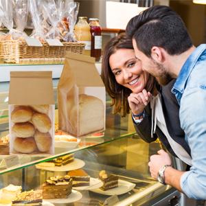 Бумажные пакетики для хлеба из дома Пакетики для хлеба из кислых тестов Пакетики для пекарни с окном Пакетики для печенья для упаковки 6