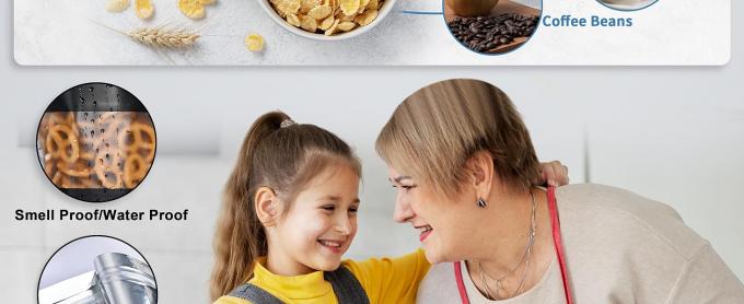 Устойчивая перерабатываемая упаковка перезагружаемые стоячие пакеты, запахозащитный пакет запечатываемый фольганый пакет для упаковки 6