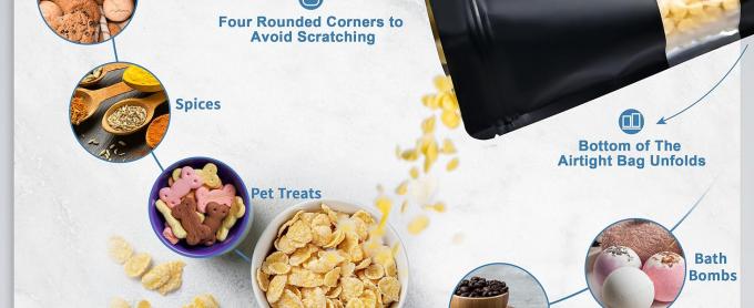 Устойчивая перерабатываемая упаковка перезагружаемые стоячие пакеты, запахозащитный пакет запечатываемый фольганый пакет для упаковки 5